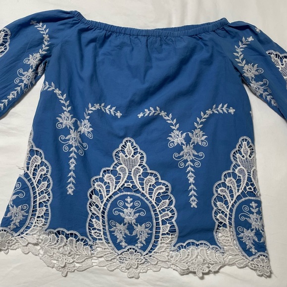 Cynthia Rowley // Medium // Off the Shoulder Top - Picture 8 of 11